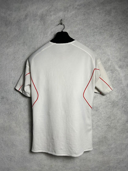 Adidas White Dry Fit Clima Cool Round Neck - Medium