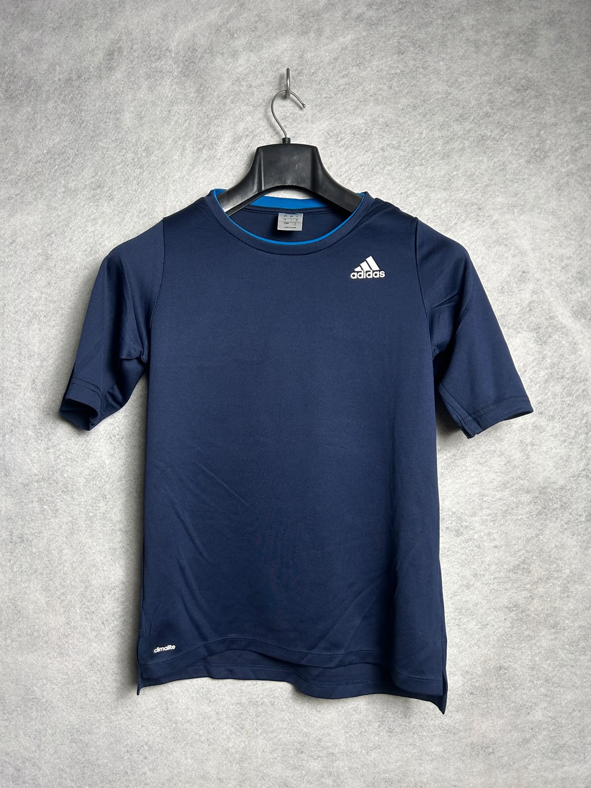 Adidas Purplish Blue Dry Fit Round Neck - Large