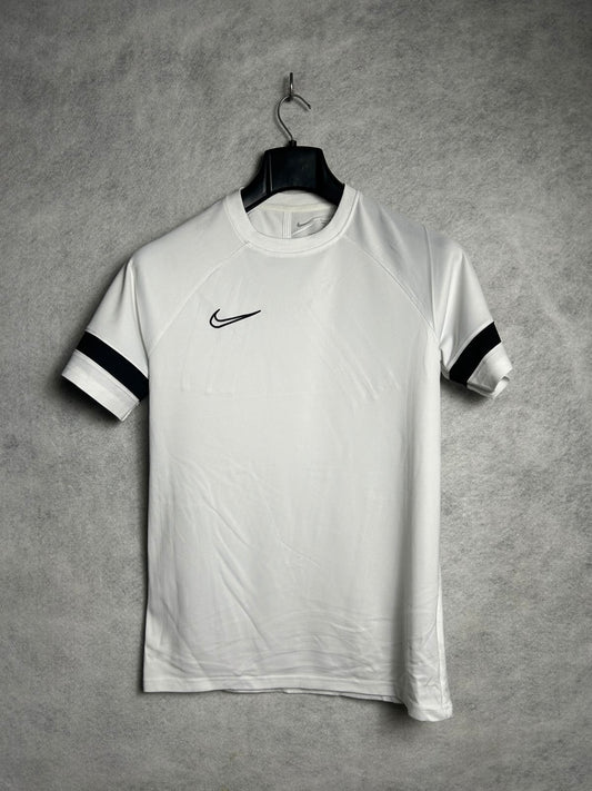 Nike White Dry Fit Round Neck - Large