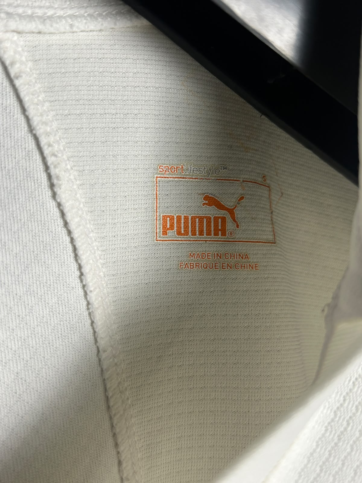 Puma White V Polo - Small