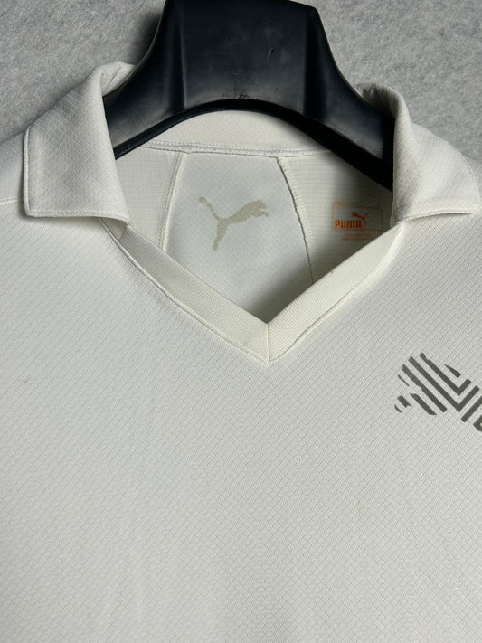 Puma White V Polo - Small