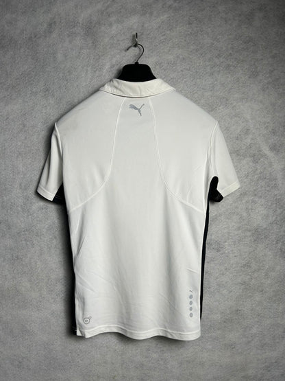 Puma White V Polo - Small