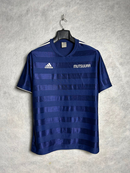 Adidas Blue Mutsuuaa Round Neck Tee - Medium