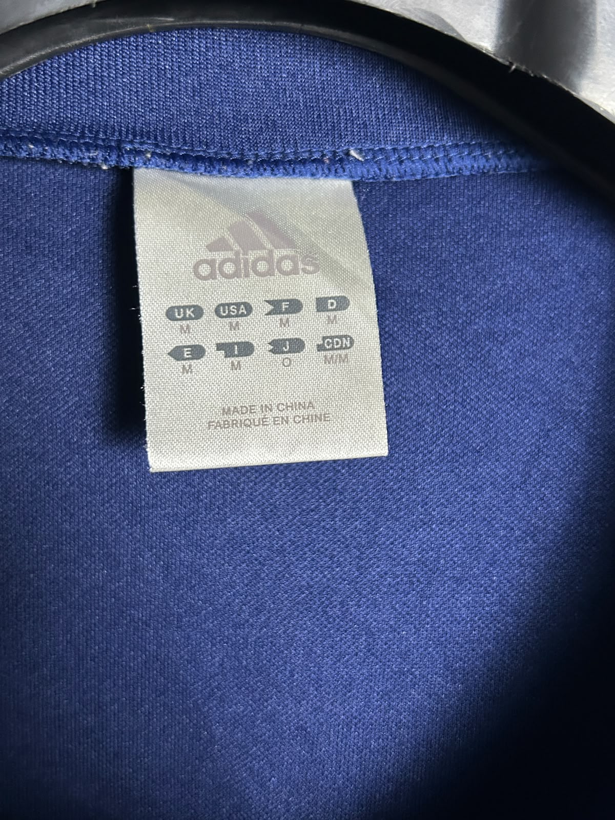 Adidas Blue Mutsuuaa Round Neck Tee - Medium