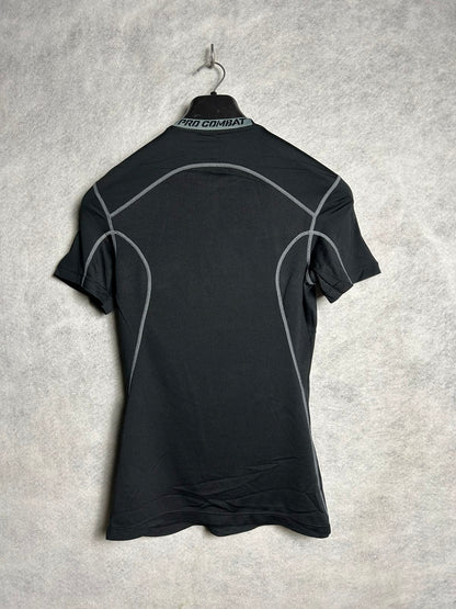 Nike Pro Combat Black Round Neck - Small