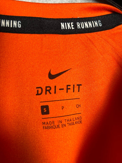 Nike Running Orange Round Neck - Small