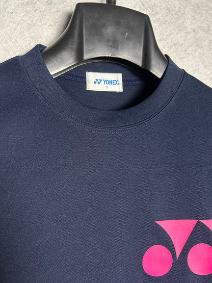 Yonex Blue Pink Logo Round Neck - Small