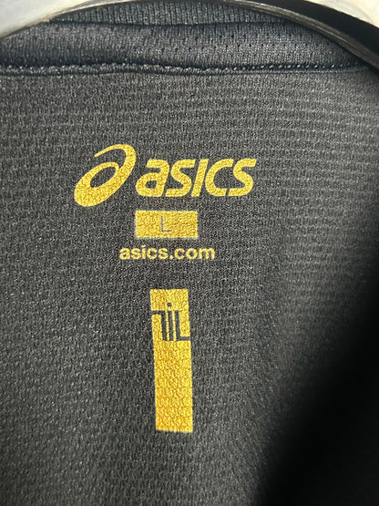 Asics Black & Glod Round Tee- Large