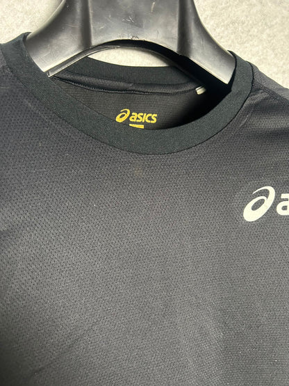 Asics Black & Glod Round Tee- Large
