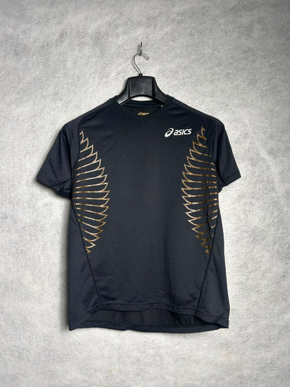 Asics Black & Glod Round Tee- Large