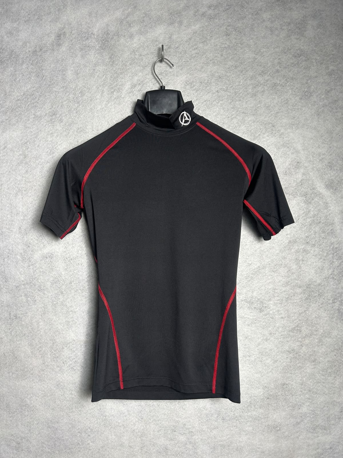 Armedes Black High Round Tee- Large