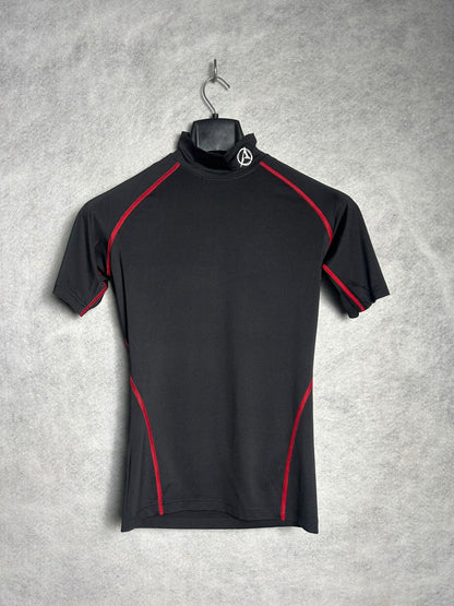 Armedes Black High Round Tee- Large