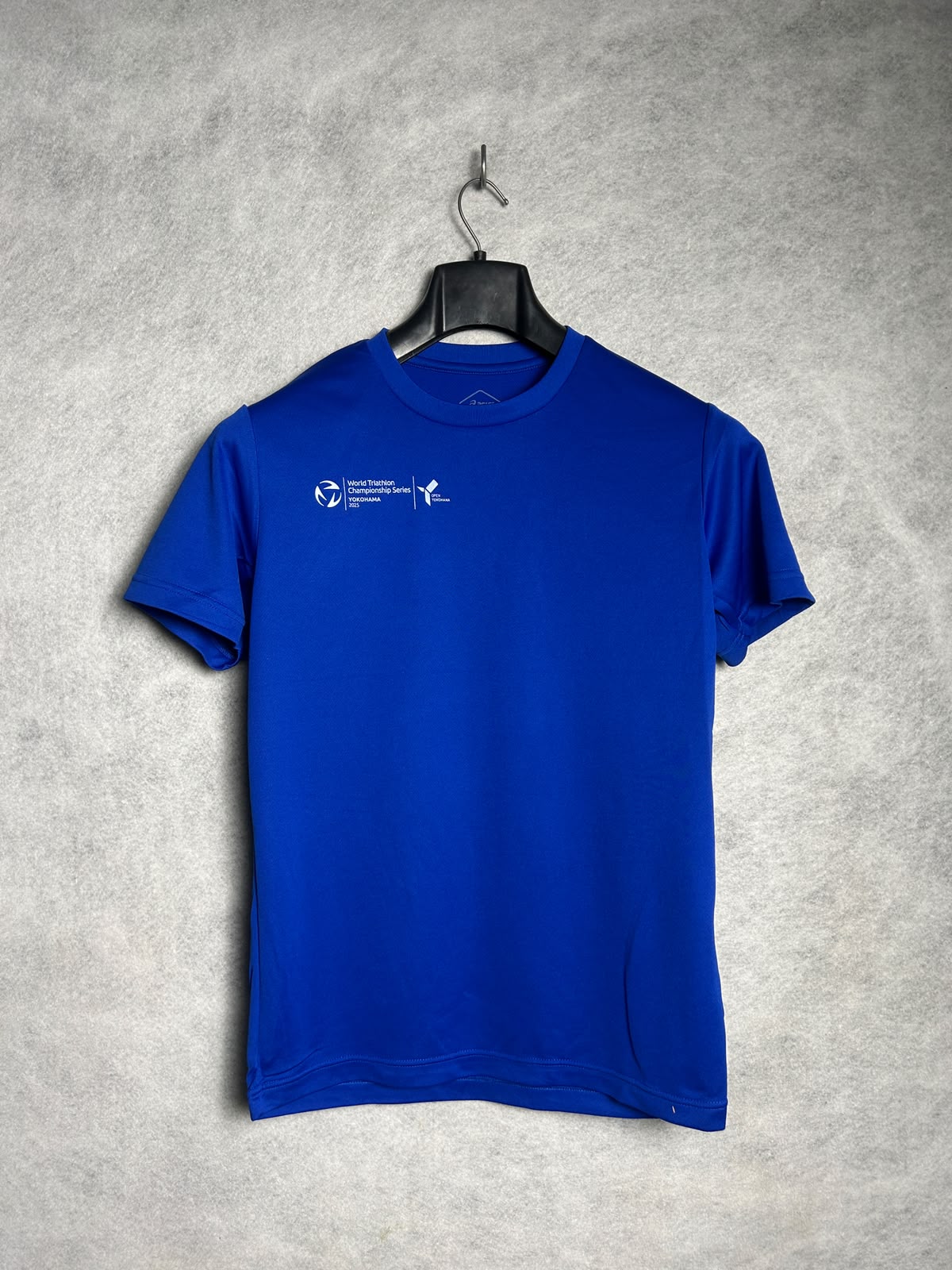 Asics Blue Round Neck Tee - Medium