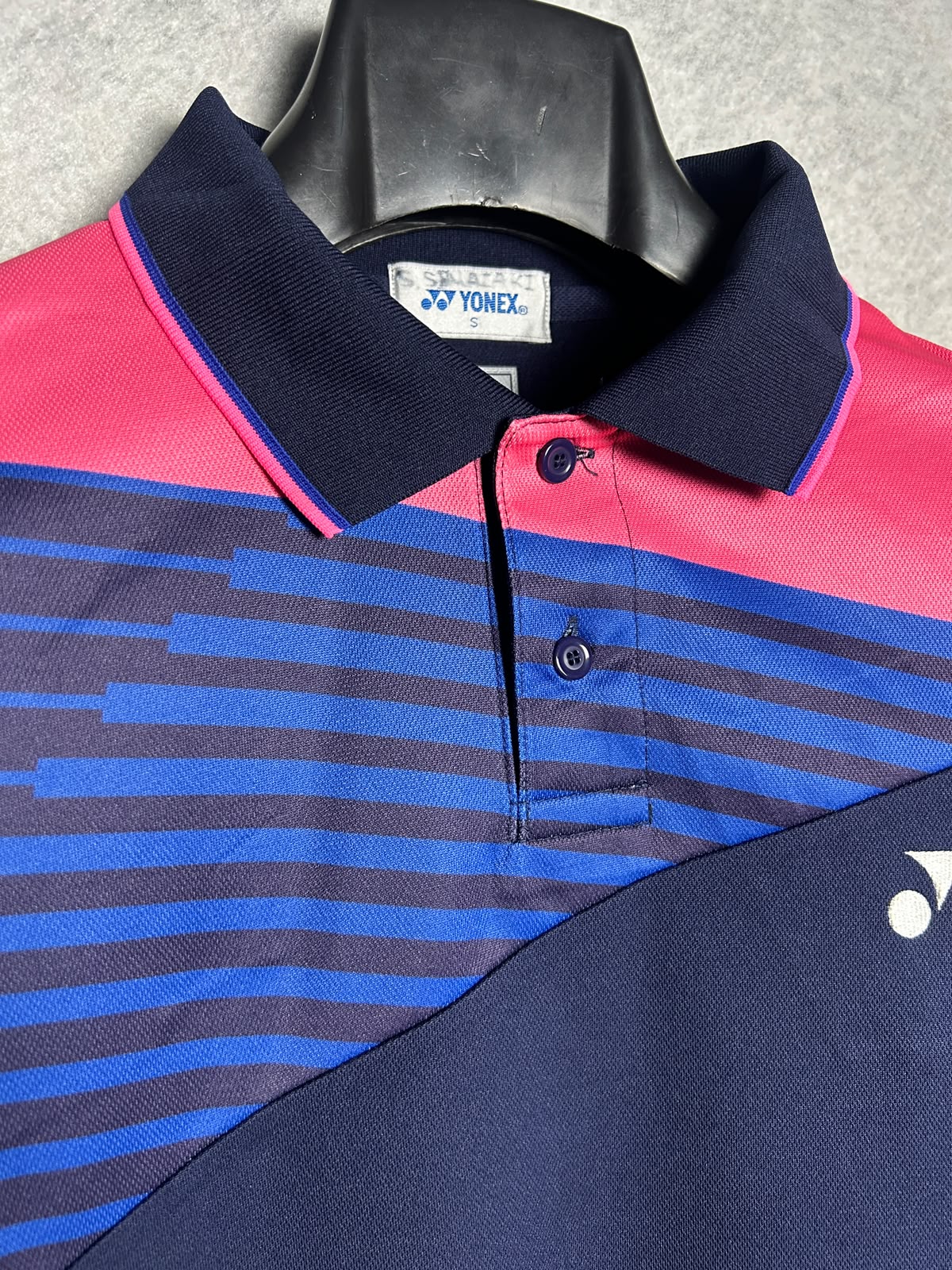 Yonex Blue & Pink Polo - Small