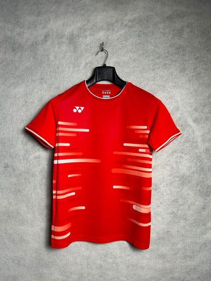 Yonex Red Round Neck - Small
