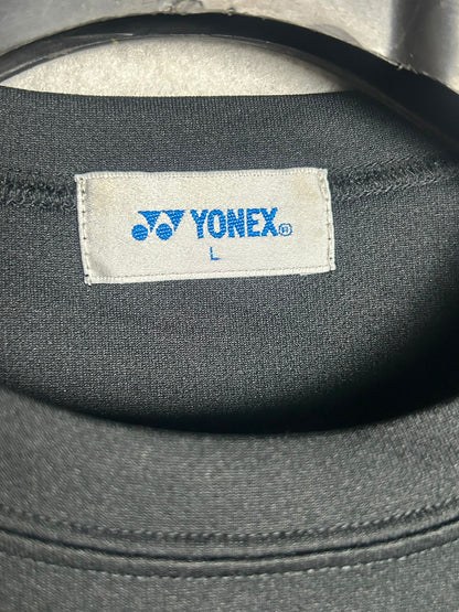 Yonex White/Black Round Neck - Large