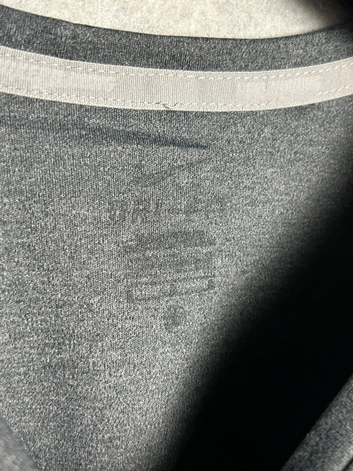 Nike Dri Fit Gray Round Neck - Large