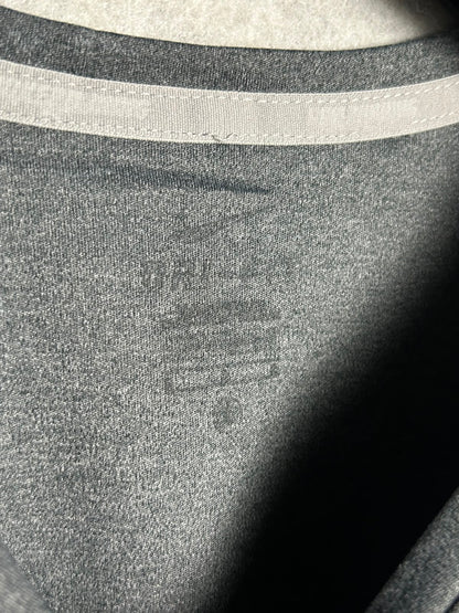 Nike Dri Fit Gray Round Neck - Large