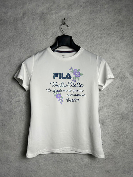 Fila White Round Neck - Large