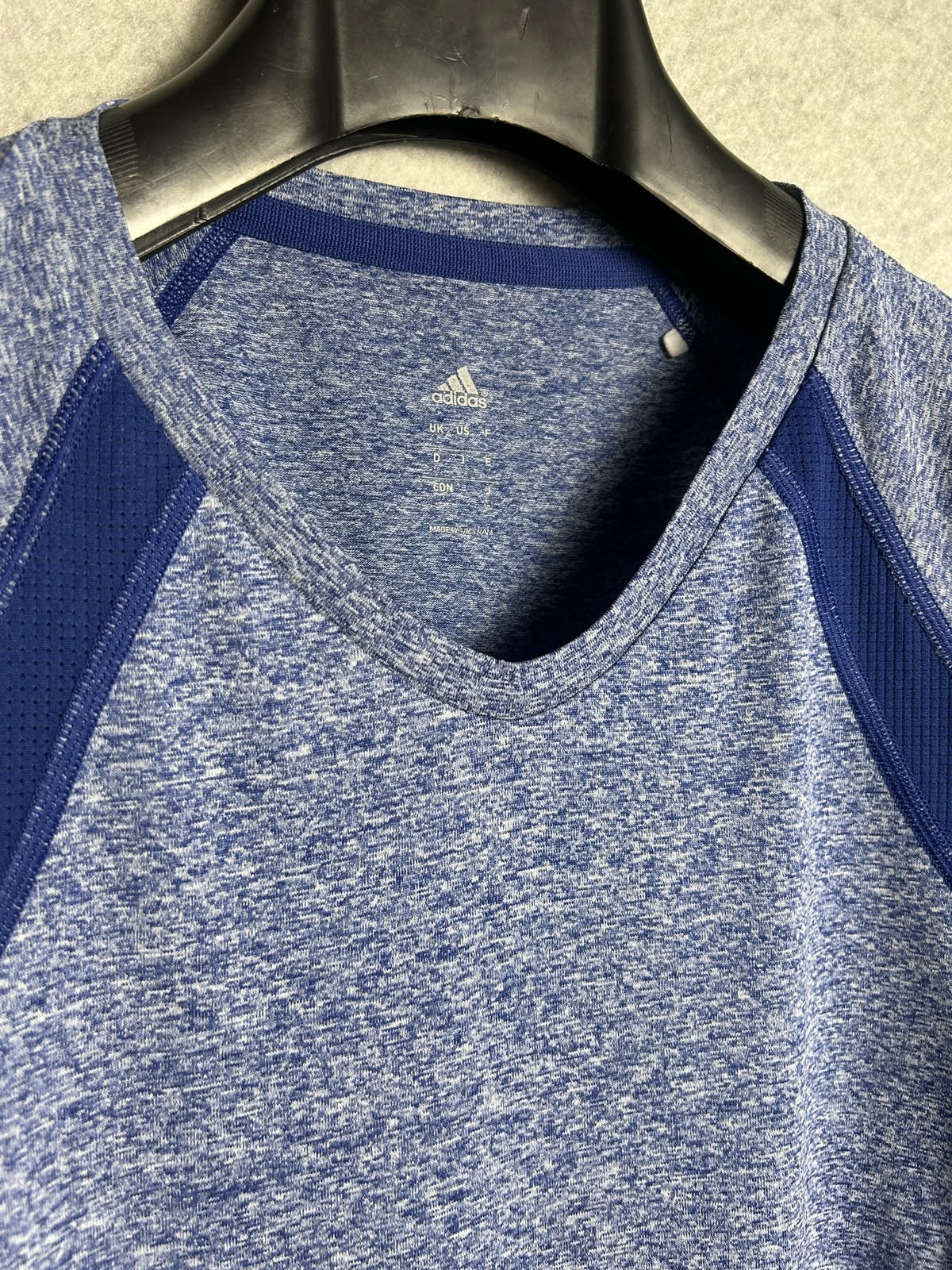 Adidas Clima Lite Purplish V Neck - Large