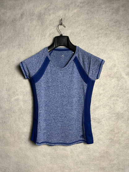 Adidas Clima Lite Purplish V Neck - Large