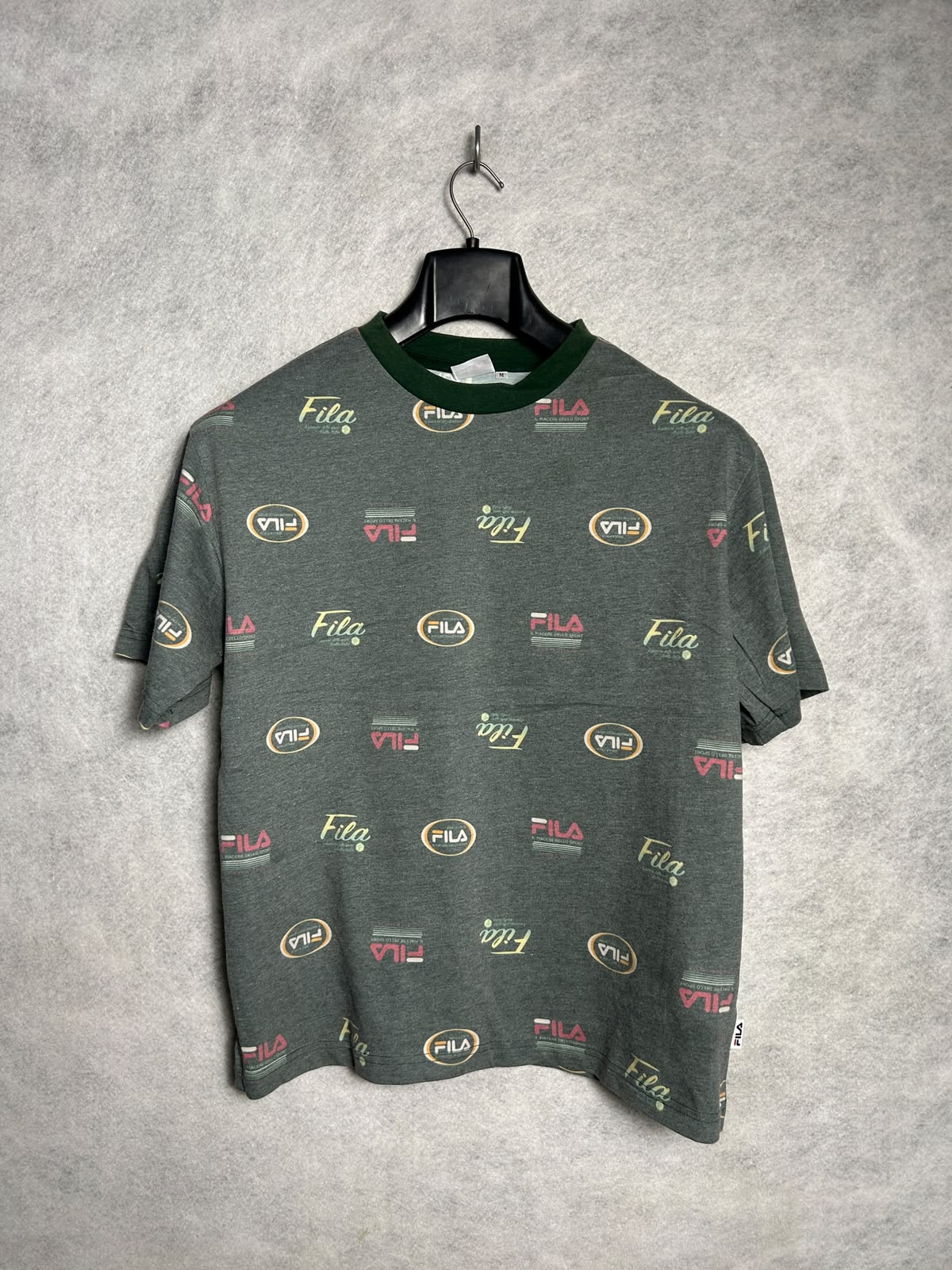 Fila Green Round Neck Tee - Medium