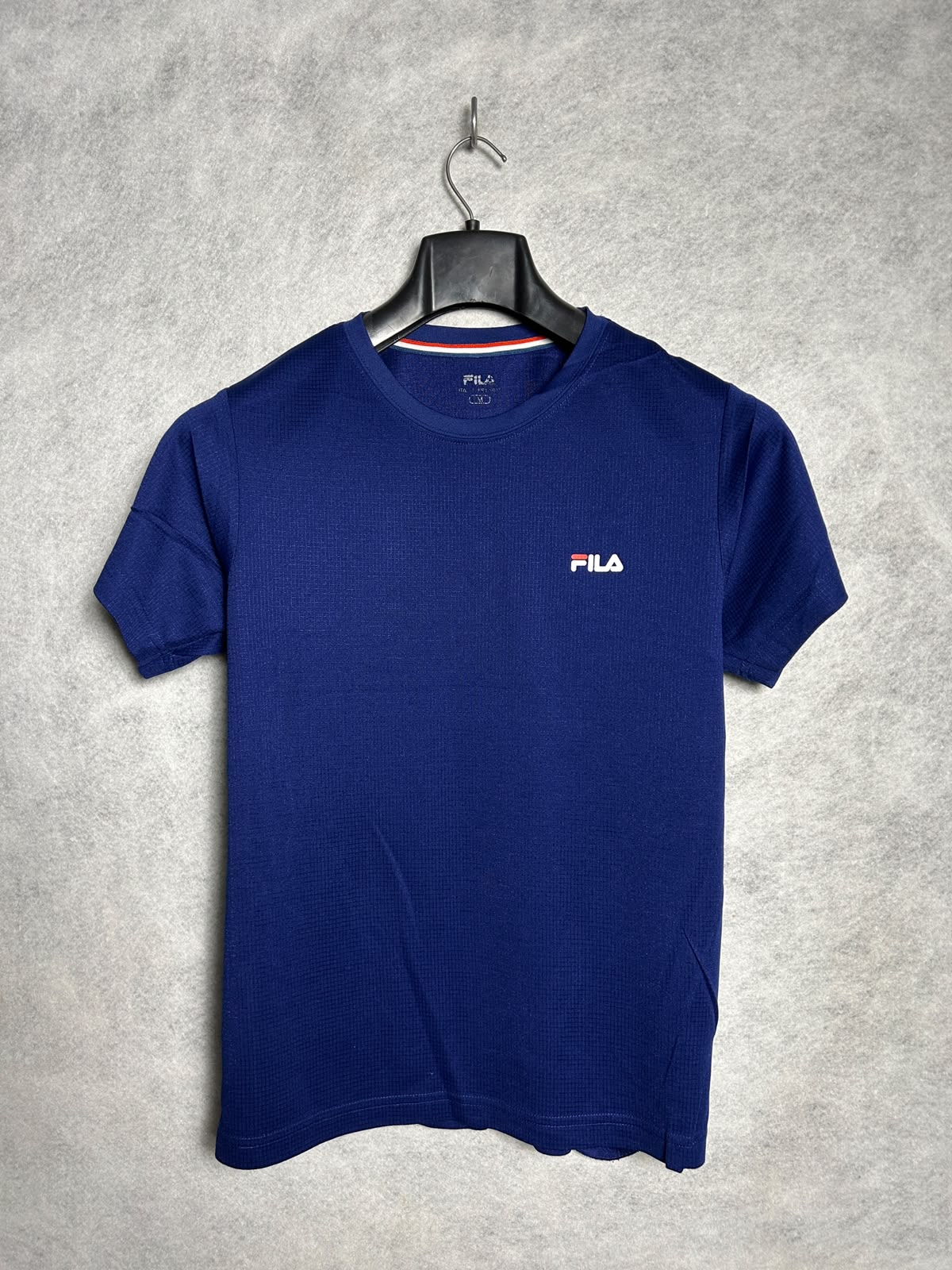 Fila Blue Round Neck Tee - Medium