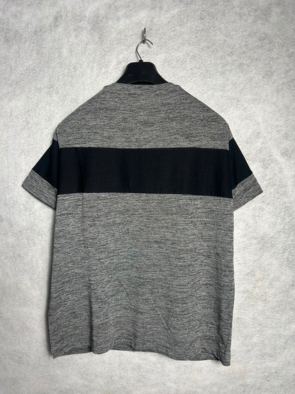 Fila Gray & Black Round Tee - XL