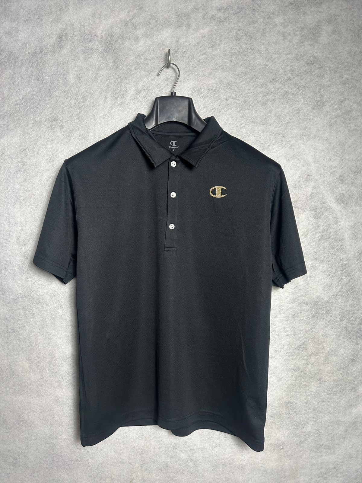 Champion Black Polo - Large