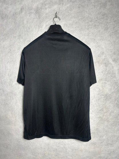 Fila Black Round Neck Tee - Medium
