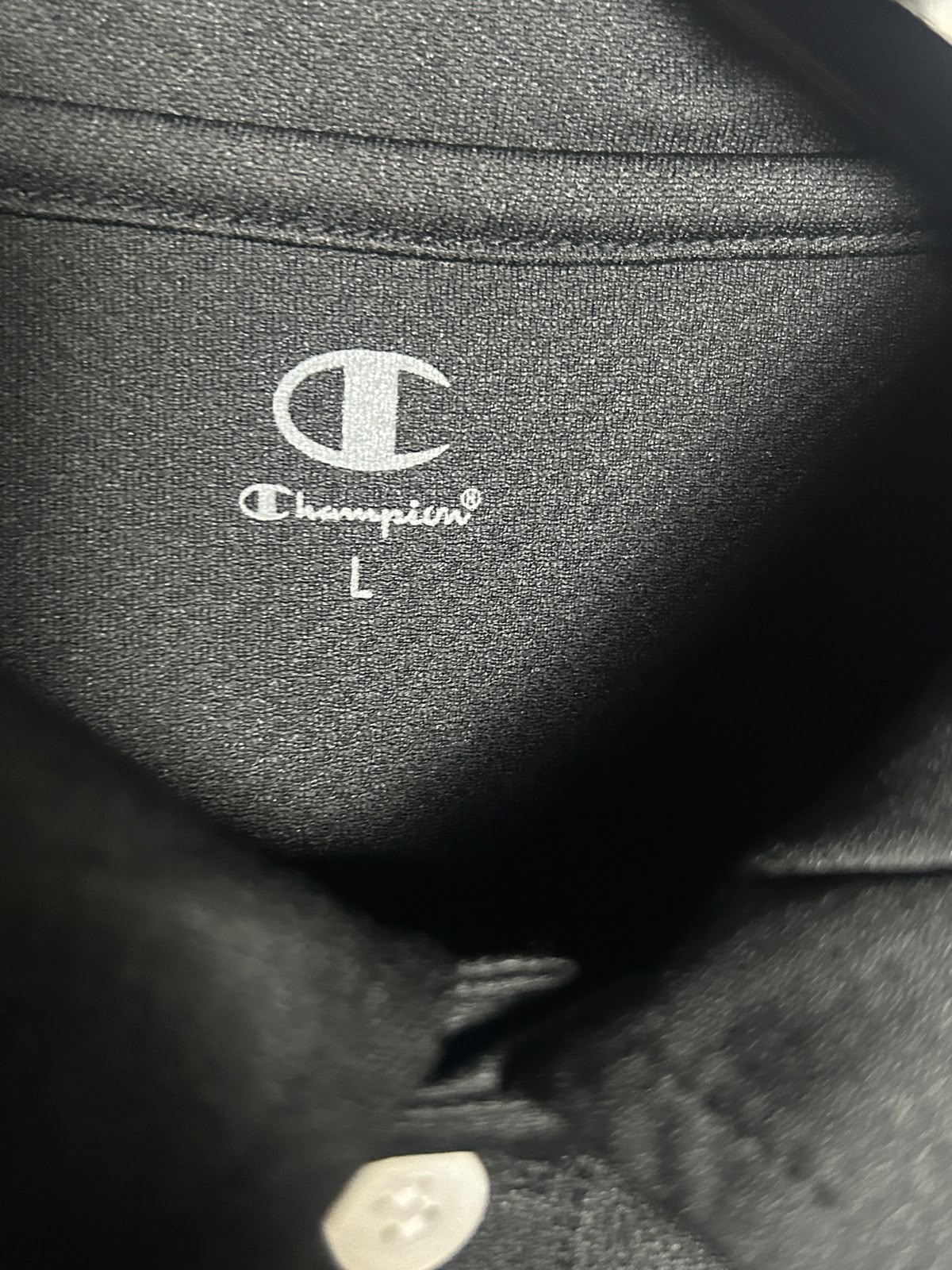 Champion Black Polo - Large