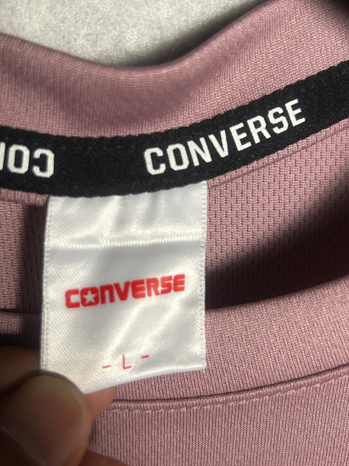 Converse Tea Pink Round Neck - Large