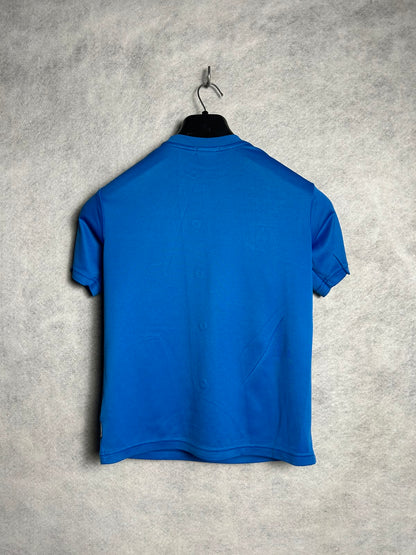 Adidas Blue ClimaLite Round Neck Tee - Medium