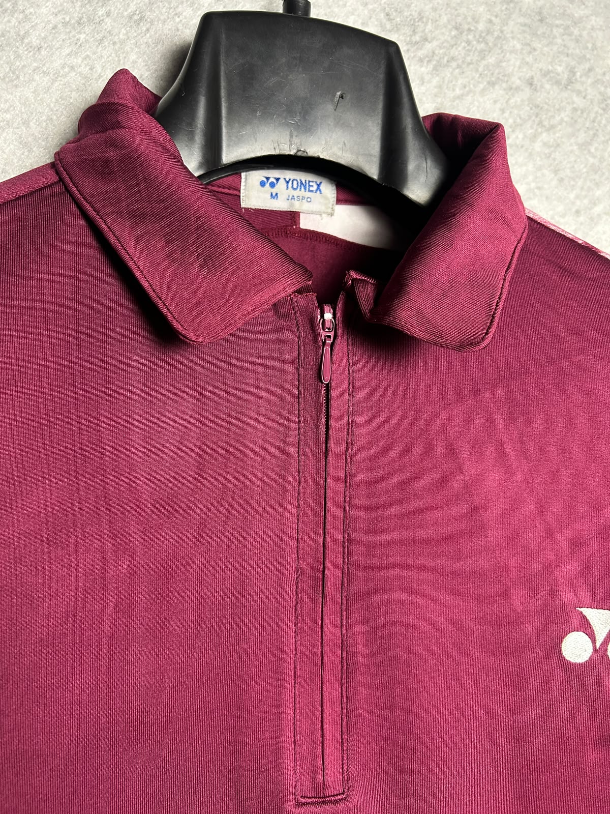 Yonex Purple QTR Zip Polo - Medium