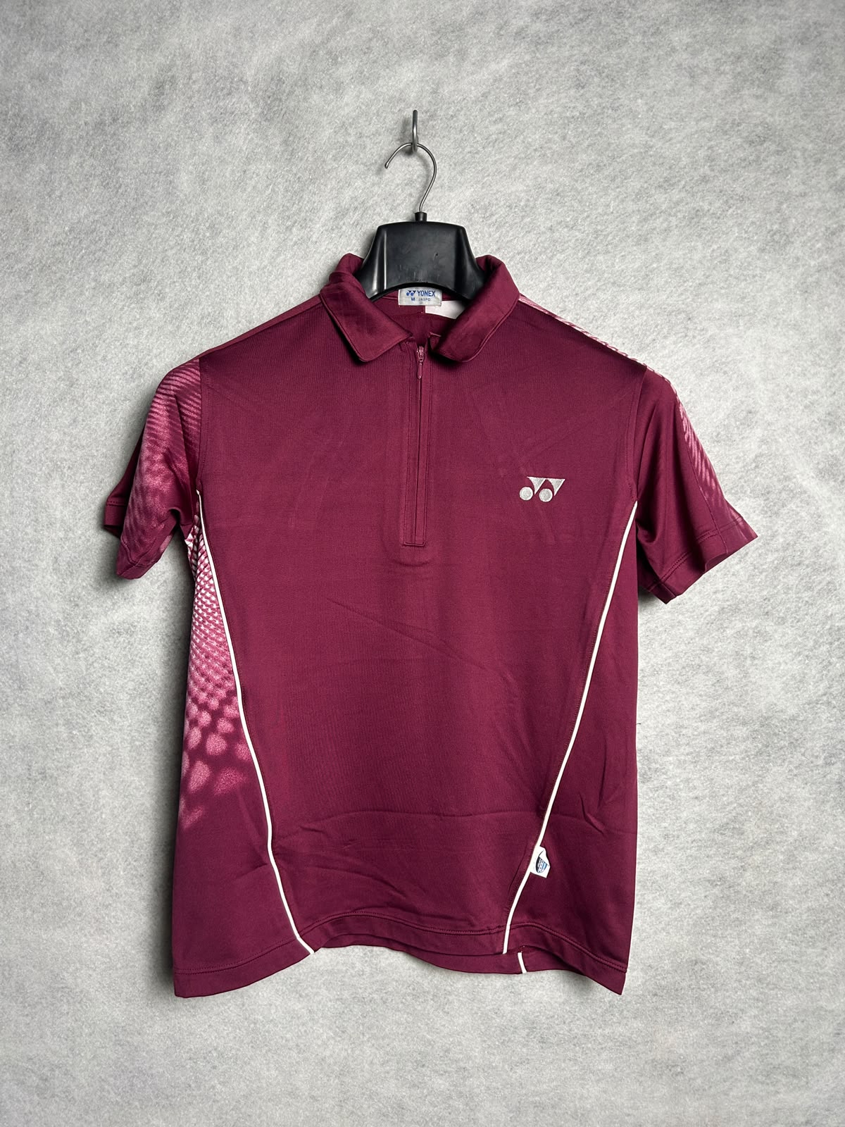 Yonex Purple QTR Zip Polo - Medium