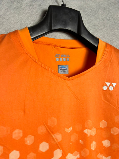 Yonex Orange V Cut Tee - Medium