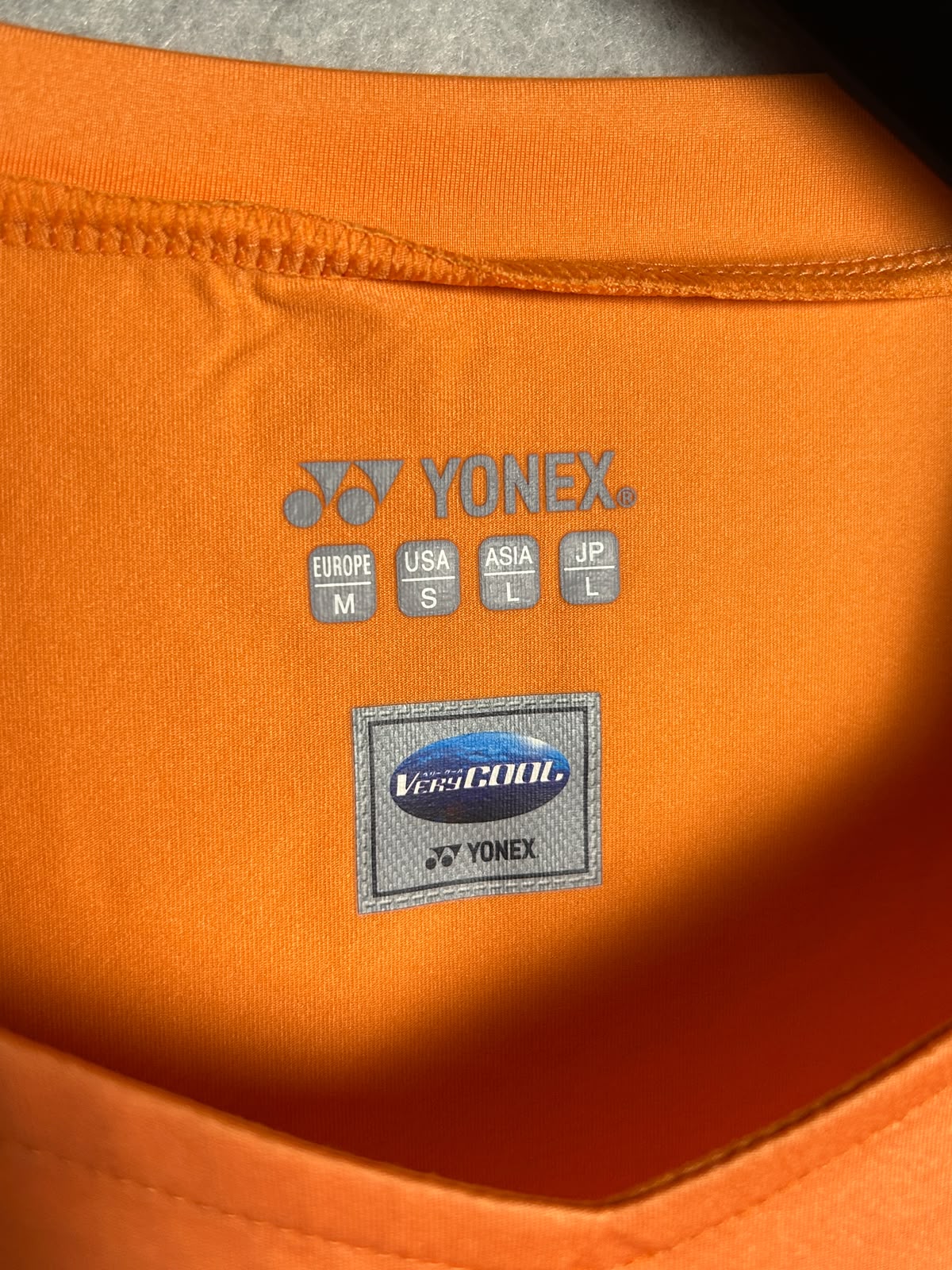 Yonex Orange V Cut Tee - Medium