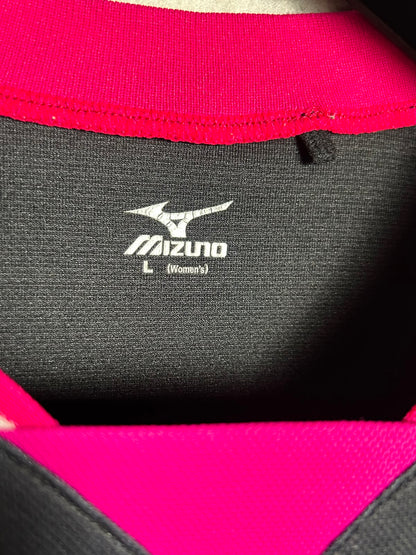 Mizuno Pink & Black V Neck - Large