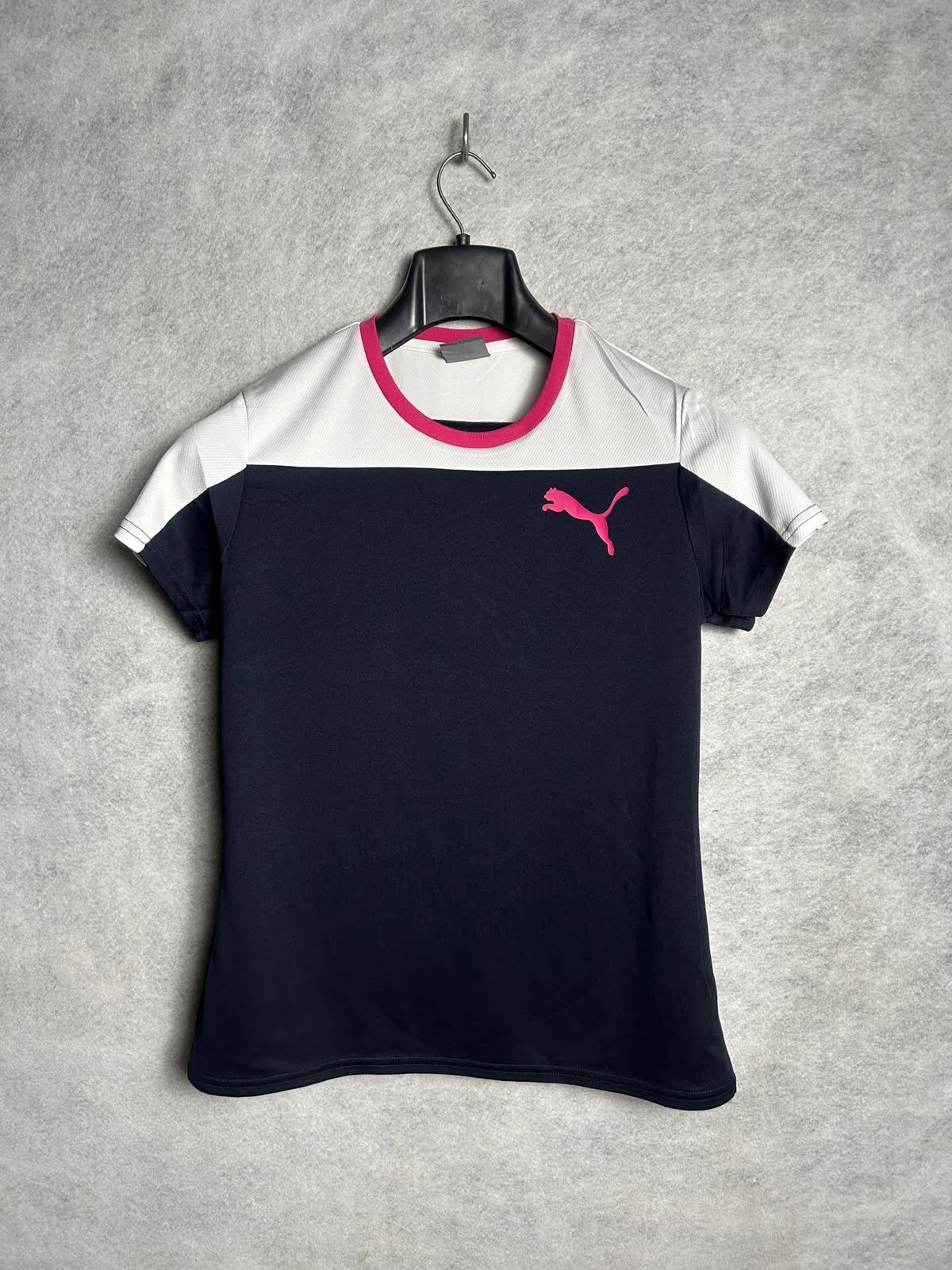Puma Pink Logo Round Neck - Large