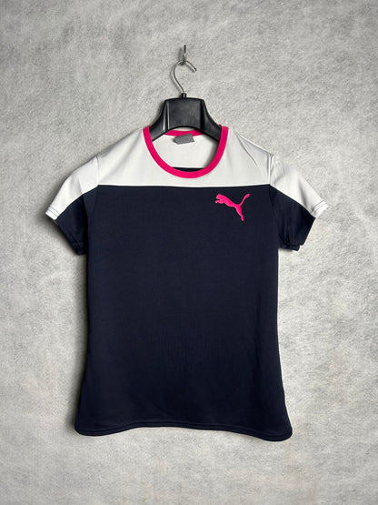 Puma Pink Logo Round Neck - Large