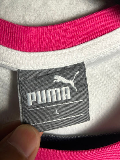 Puma Pink Logo Round Neck - Large