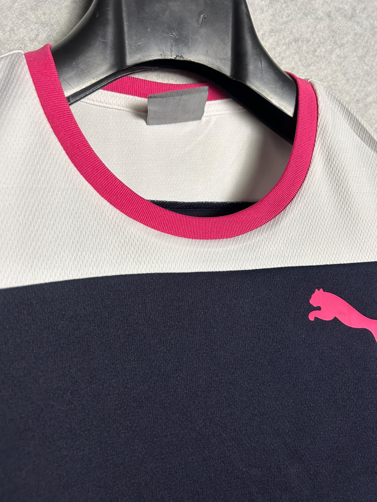 Puma Pink Logo Round Neck - Large