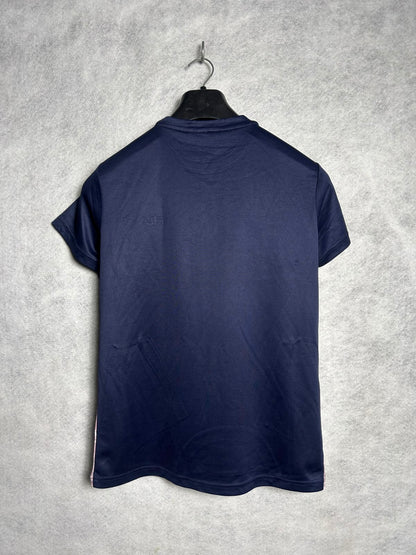 Fila Blue & Pink Round Neck Tee - Medium
