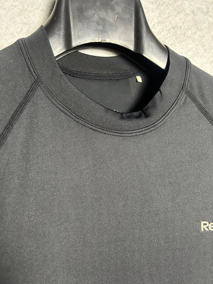 Reebok Play Dry Black Compression Round Neck - Large