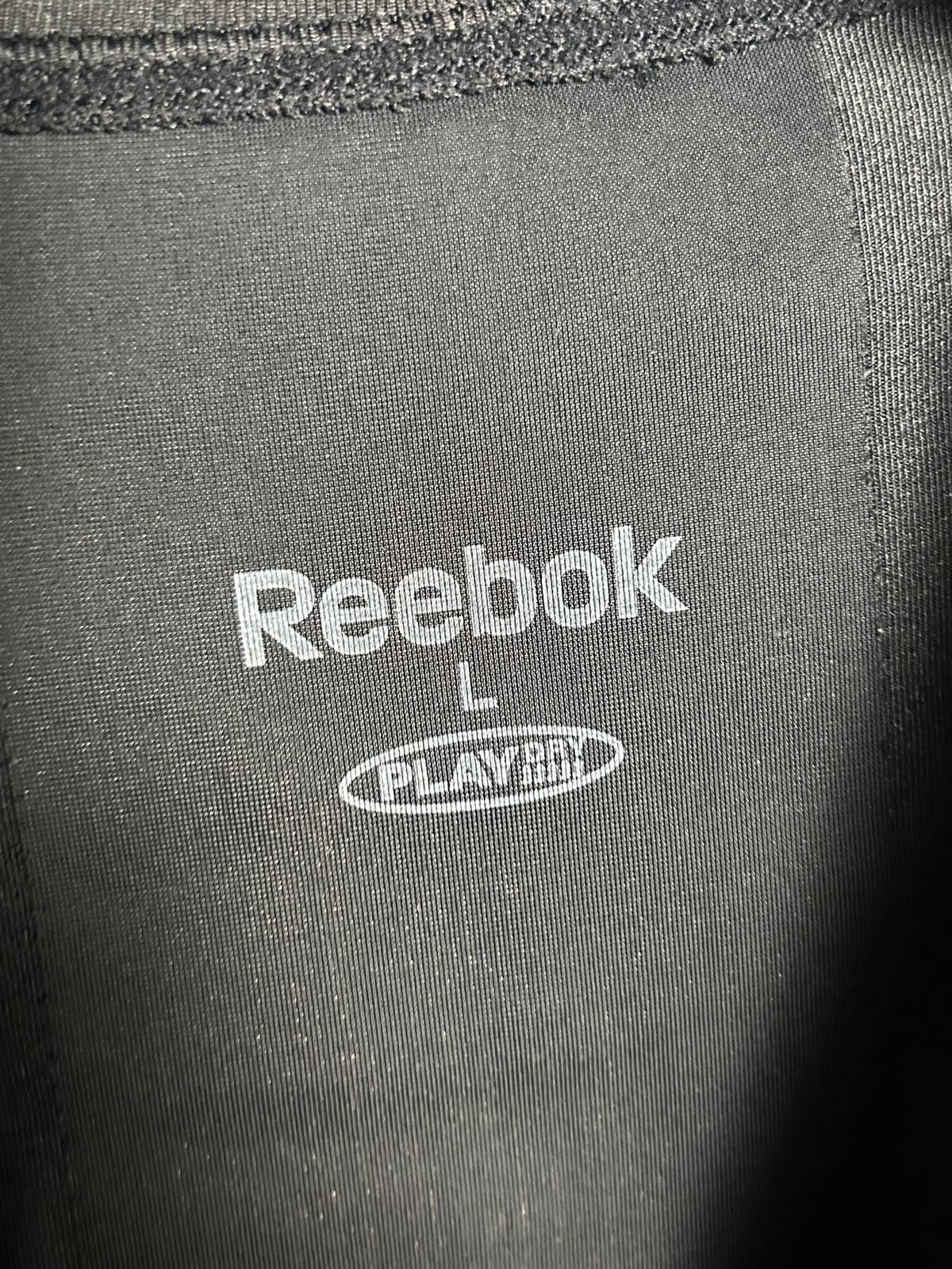 Reebok Play Dry Black Compression Round Neck - Large