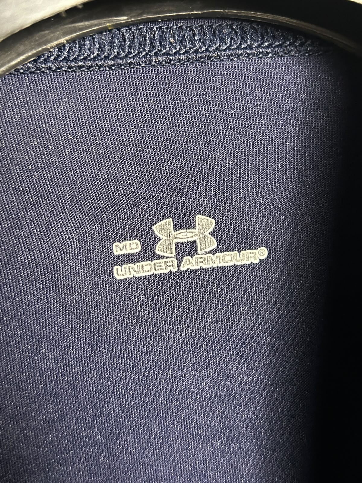 Under Armour Ink Blue Compression Round Neck Tee - Medium