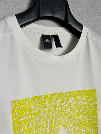 Adidas White Round Neck - Small