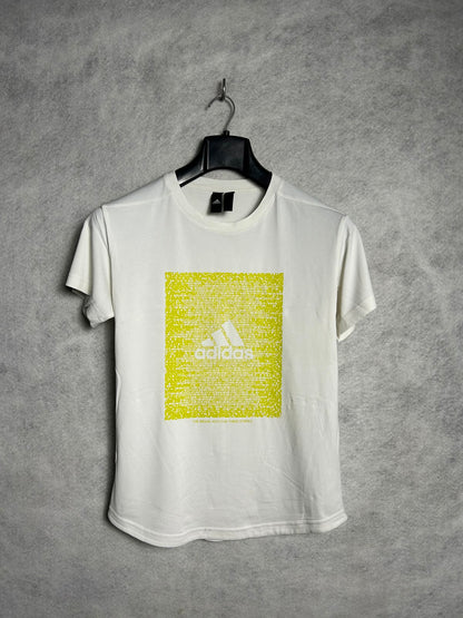 Adidas White Round Neck - Small