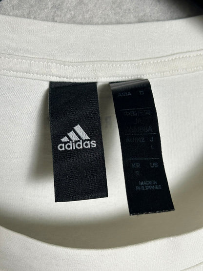 Adidas White Round Neck - Small