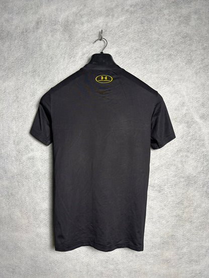 Under Armour Compression Round Neck Black Batman Logo - Large